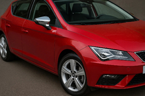Seat Leon 2013-2020 Mirror Covers (2 pcs, Stainless Steel) photo 2