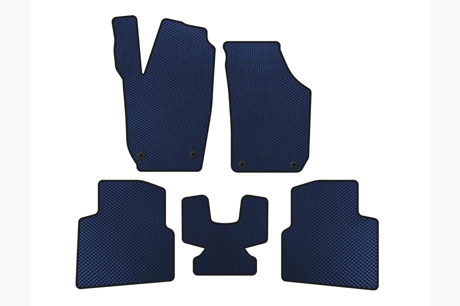 Skoda Roomster 2006-2015 EVA Floor Mats (Blue) Image
