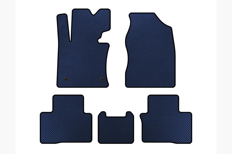 SsangYong Tivoli 2015- EVA Floor Mats (Blue) Image