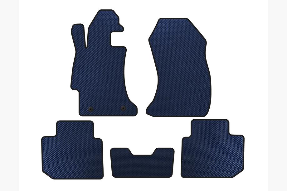 Subaru Impreza 2011-2016 EVA Floor Mats (SD, Blue) Image