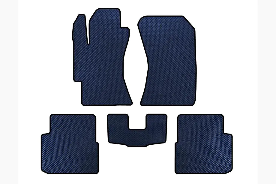 Subaru Impreza 2007-2011 EVA Floor Mats (HB, Blue) Image
