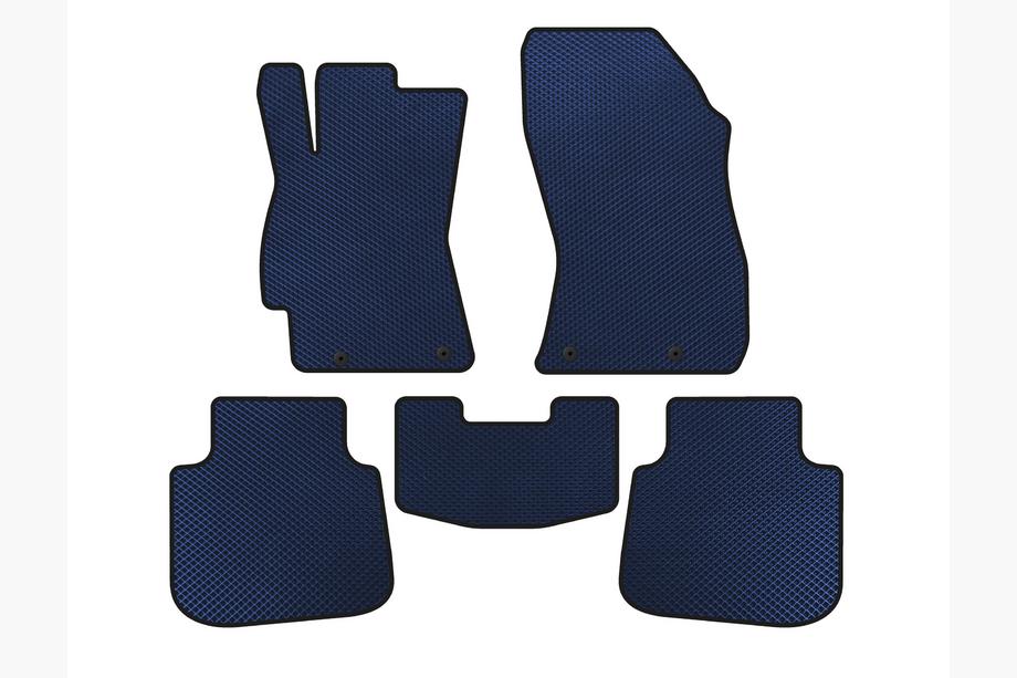 Subaru Legacy 2014-2019 EVA Floor Mats (SD, Legacy BN, Blue) Image