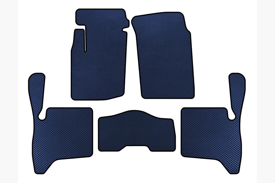 Suzuki Vitara 1998-2006 EVA Floor Mats (3-Door, Blue) Image