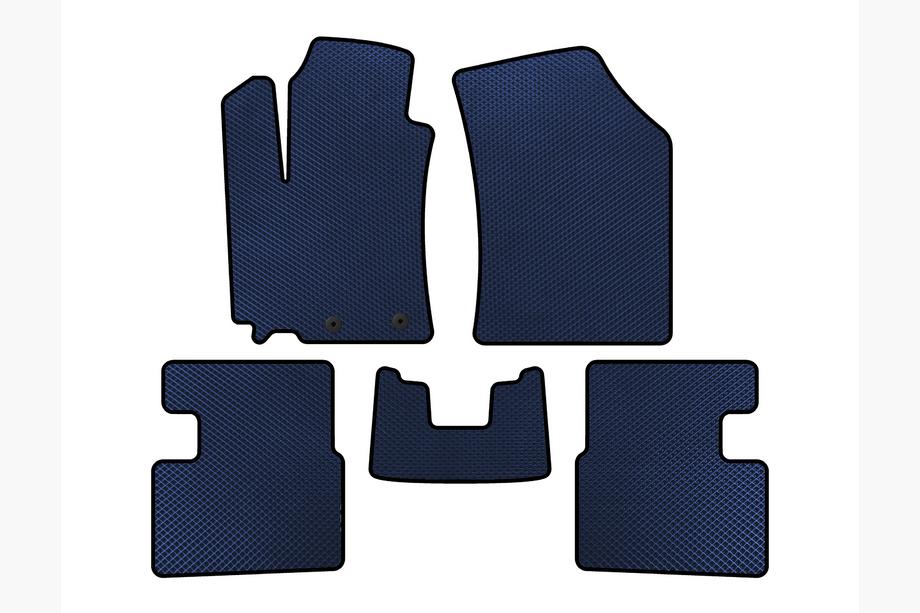Suzuki Swift 2010-2017 EVA Floor Mats (HB, 5-Door, Blue) Image
