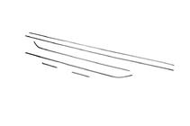 Seat Leon 2013-2020 Side window trim stainless steel (3-door, 6pcs) photo 3