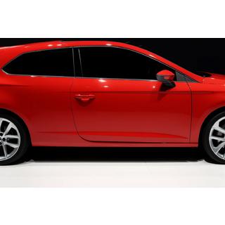 Side window trim stainless steel (3-door, 6pcs) Seat Leon 2013-2020 photo 1