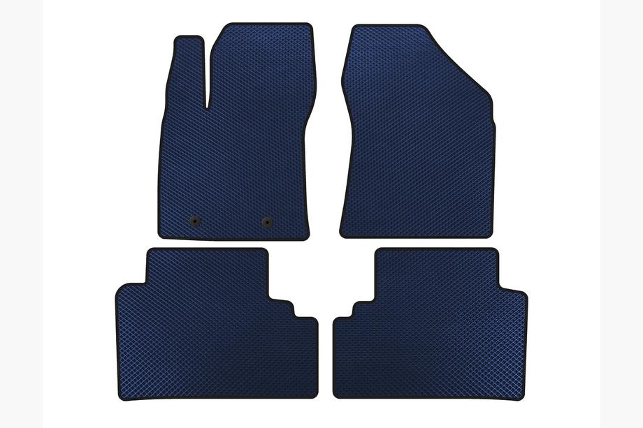 Toyota Avensis 2009-2018 EVA Floor Mats (SD, Blue) Image