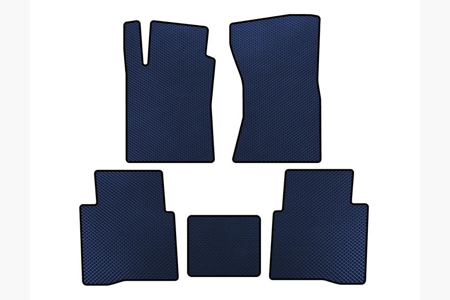 Toyota Fortuner 2006-2015 EVA Floor Mats (Blue) Image