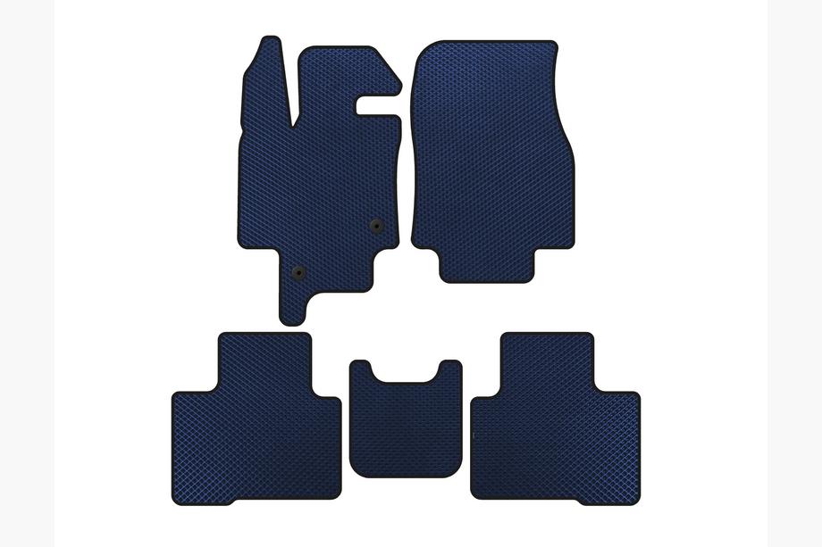 Toyota Highlander 2019- EVA Floor Mats (2 Rows, 7-Seater, Blue) Image