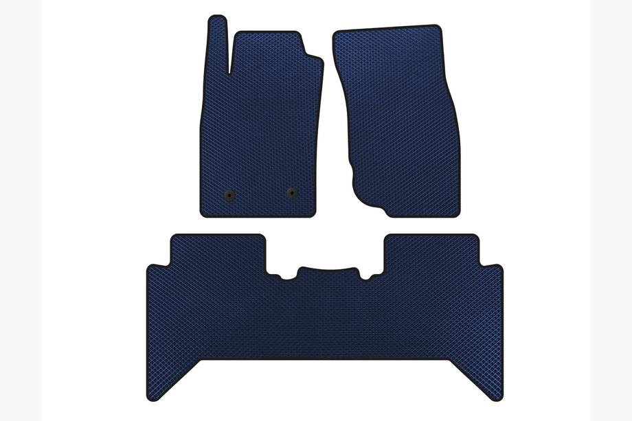 Toyota Hilux 2006-2015 EVA Floor Mats V2 (Blue) Image