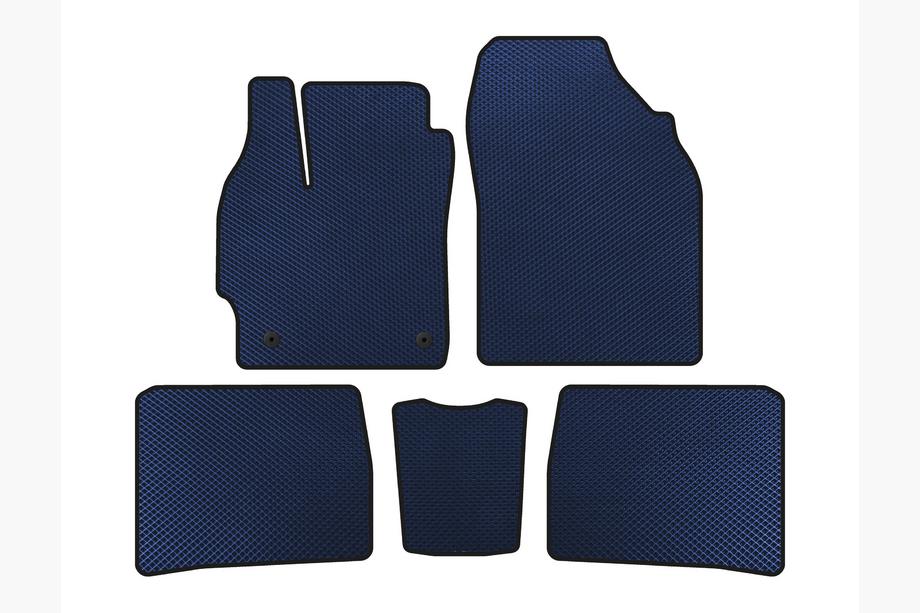 Toyota Prius 2009-2015 EVA Floor Mats (LB, Blue) Image
