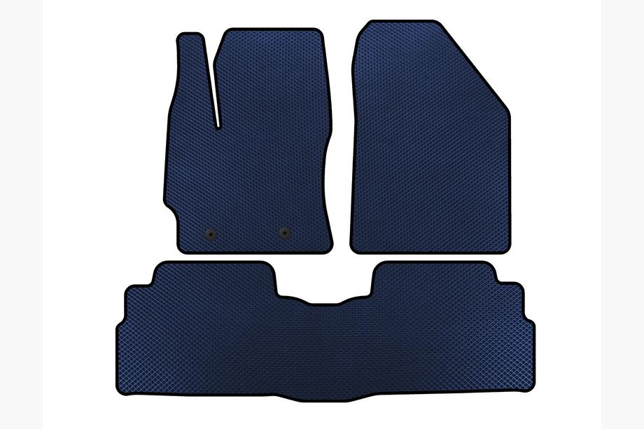 Toyota Verso 2009–2018 EVA Floor Mats (2 Rows, 7-Seater, Blue) Image