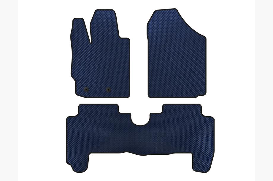 Toyota Yaris 2006-2011 EVA Floor Mats (HB, 5-Door, Blue) Image
