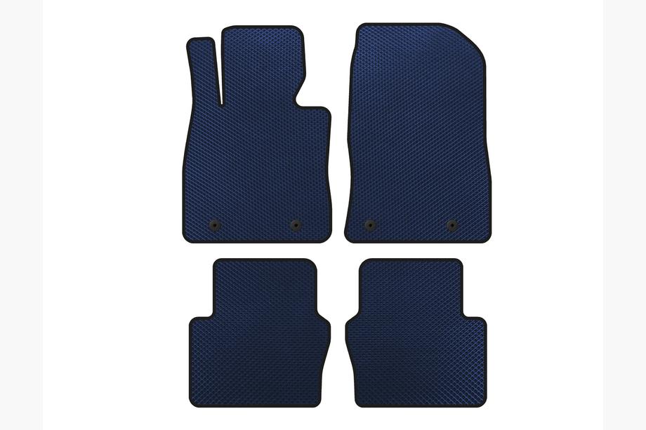 Toyota Yaris 2010-2020 EVA Floor Mats (Electro, 2017-2020, SD, Blue) Photo 1