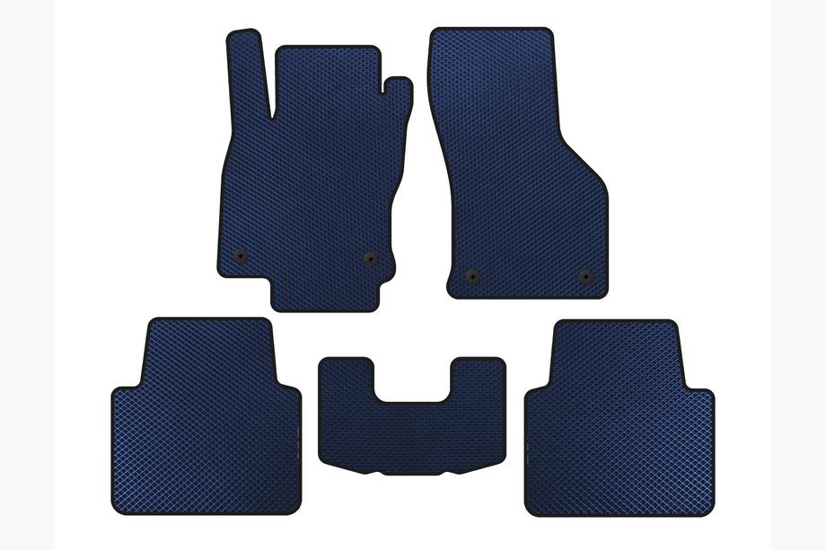 Volkswagen Arteon 2017-2025 EVA Floor Mats (LB, Blue) Image