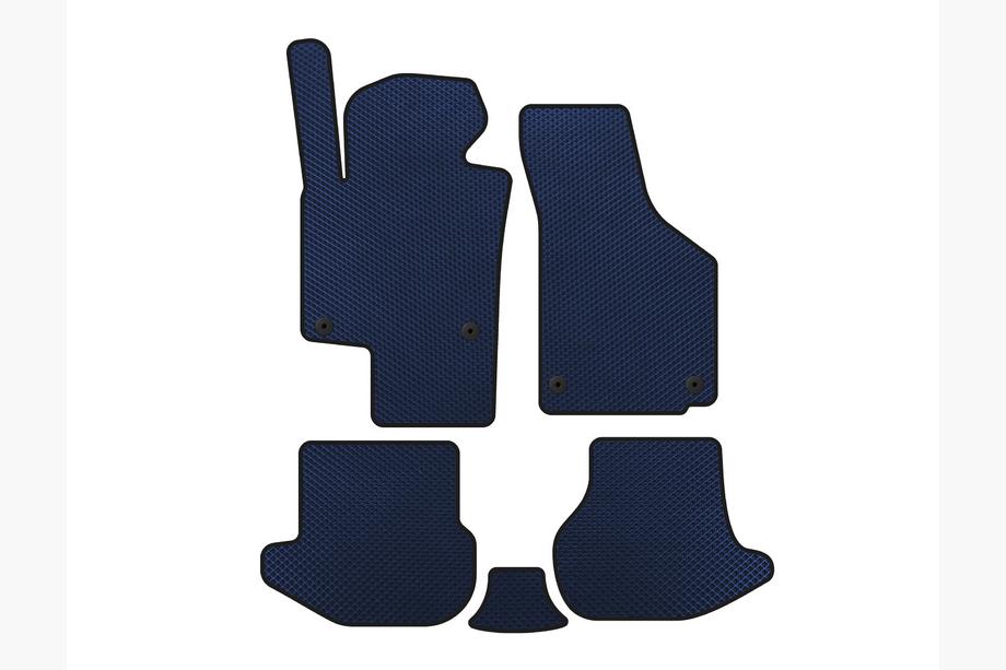 Volkswagen EOS 2006-2011 EVA Floor Mats (Blue) Image