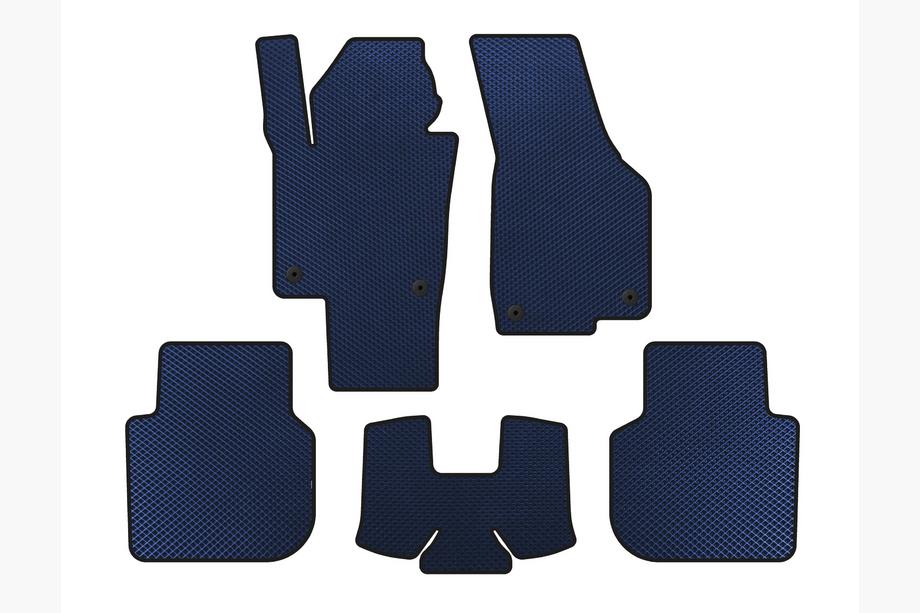 Volkswagen Passat B8 2015-2023 EVA Floor Mats (2015-2019, SD, Blue) Image