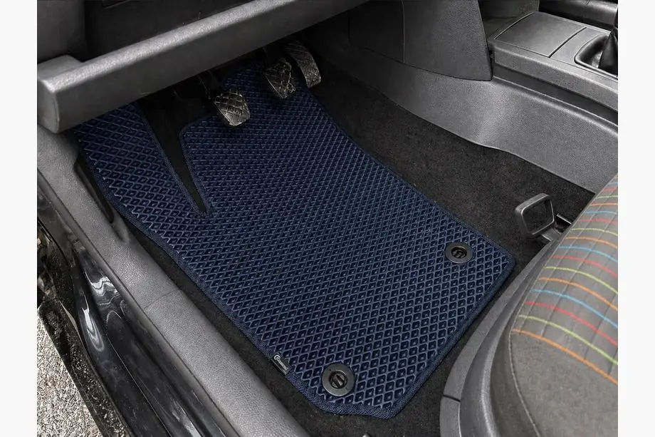 Volkswagen Polo 2001-2009 EVA Floor Mats (HB, 3/5-Door, Blue) Image