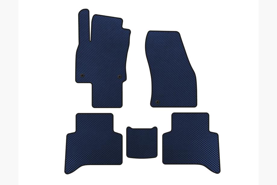 Volkswagen Touran 2015- EVA Floor Mats (5-Seater, Blue) Image