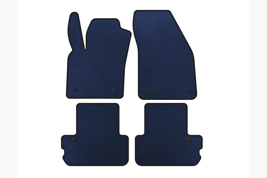 Volvo C70 2006-2010 EVA Floor Mats (Cabriolet, Blue) Image