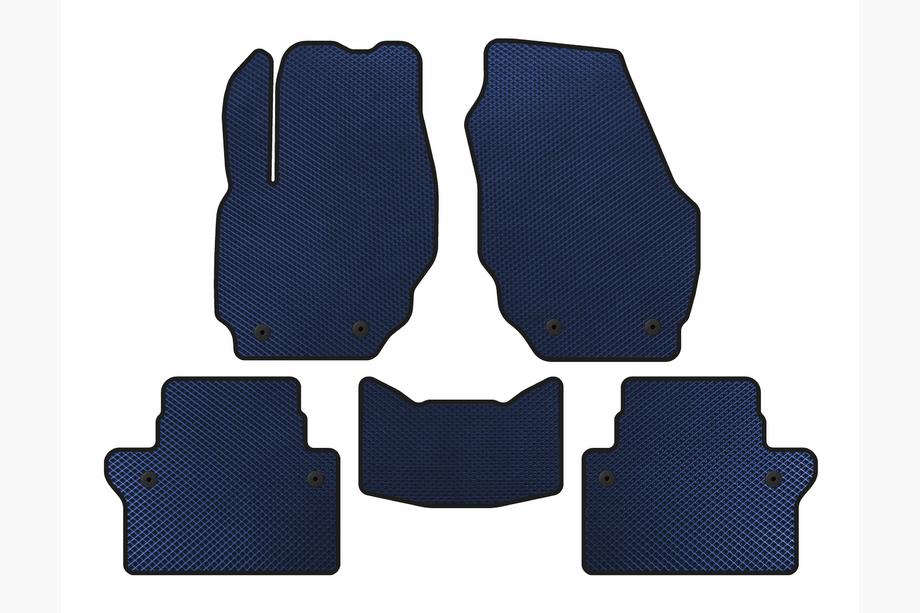 Volvo S80 2006-2016 EVA Floor Mats (Blue) Image