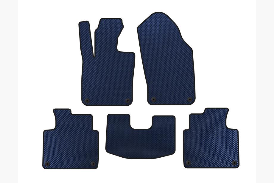 Volvo S90/V90 2016- EVA Floor Mats (SD, Short Base, Blue) Image