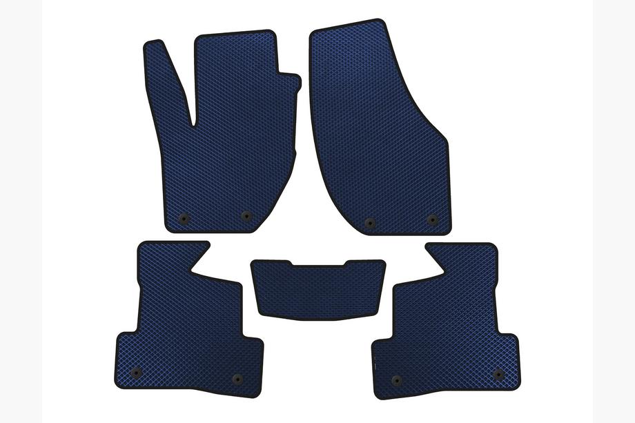 Volvo V40 2012- EVA Floor Mats (2016+, HB, Blue) Image