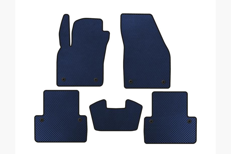 Volvo V50 2004-2012 EVA Floor Mats (2007-2012, SW, Blue) Photo 1