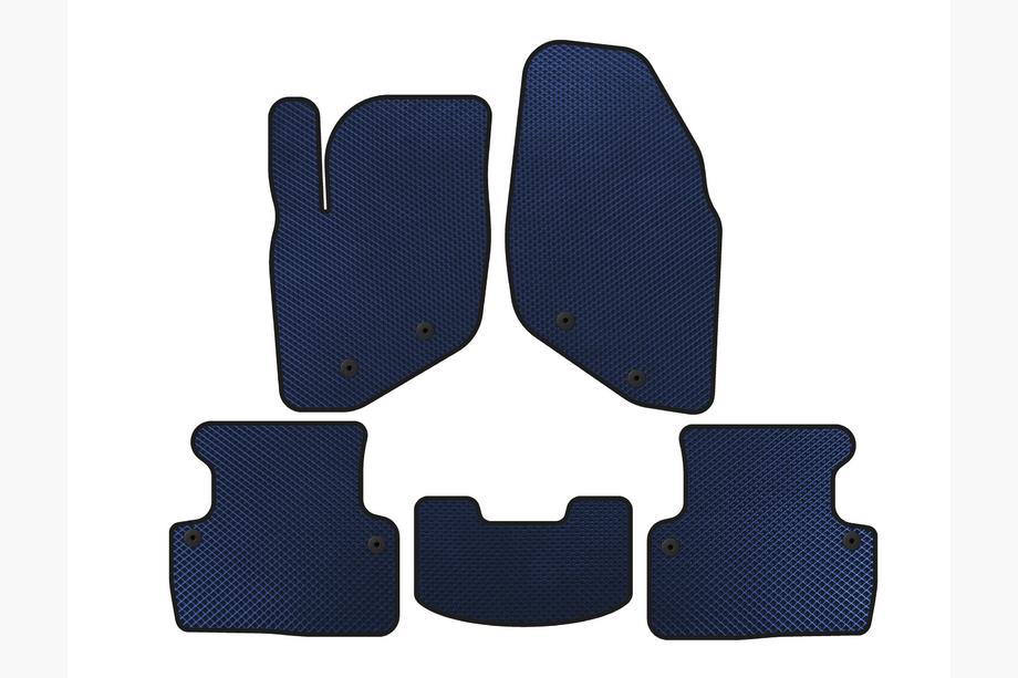 Volvo V70 2000-2007 EVA Floor Mats (Blue) Image