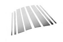 Toyota Land Cruiser Prado 150 2009-2023 Stainless Steel Door Pillar Trim (8 pcs) photo 4