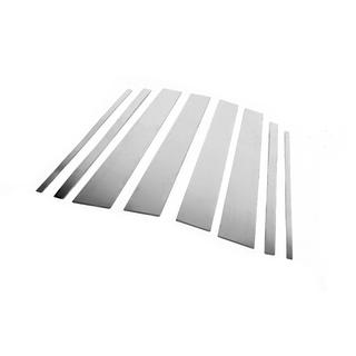 Stainless Steel Door Pillar Trim (8 pcs) Toyota Land Cruiser Prado 150 2009-2023 photo 3