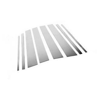 Stainless Steel Door Pillar Trim (8 pcs) Toyota Land Cruiser Prado 150 2009-2023 photo 4