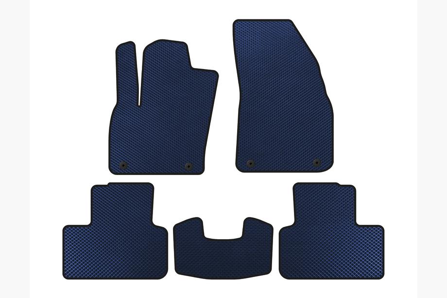 Volvo XC40 2018- EVA Floor Mats (Blue) Image