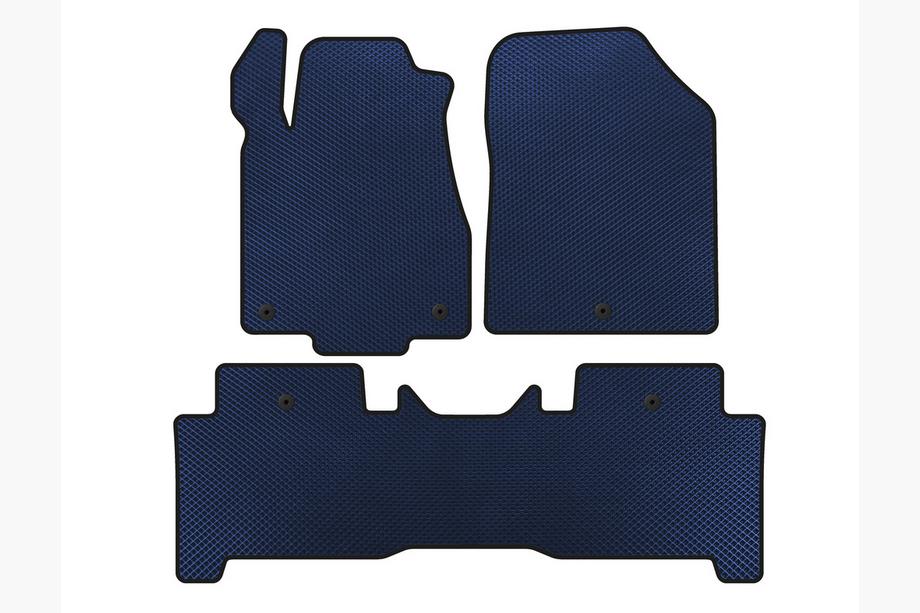 Acura MDX 2007-2013 EVA Floor Mats (2 Rows, Blue) Image