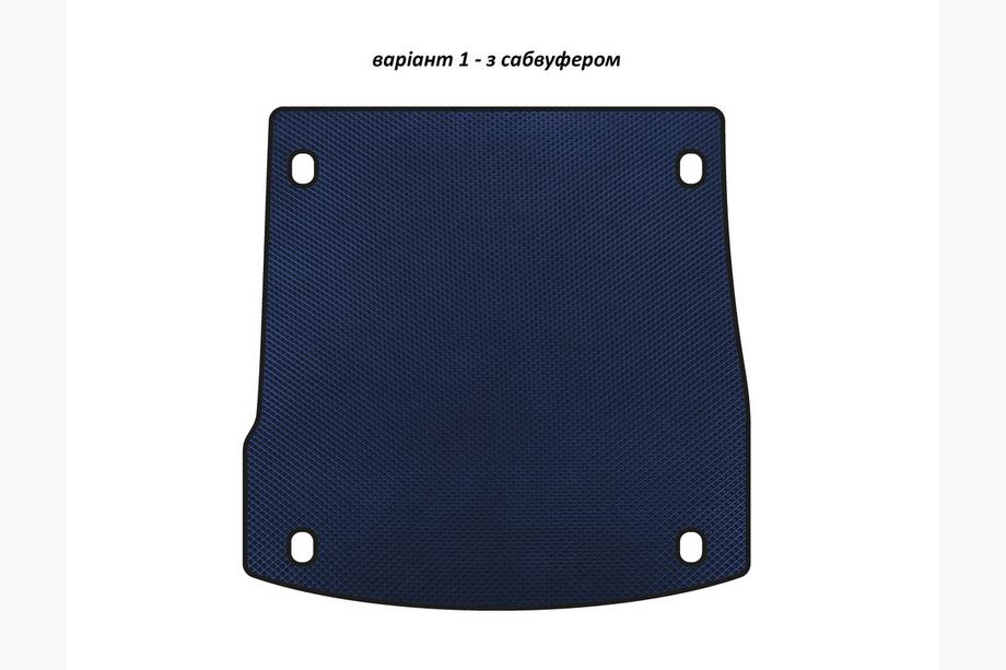 Alfa Romeo Stelvio 2016- EVA Trunk Mat V-1 (with Subwoofer, Blue) Image