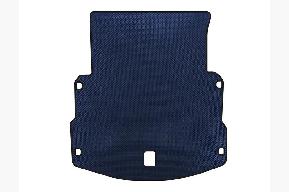 Audi A8 2018- EVA Trunk Mat (Long, Blue) Image