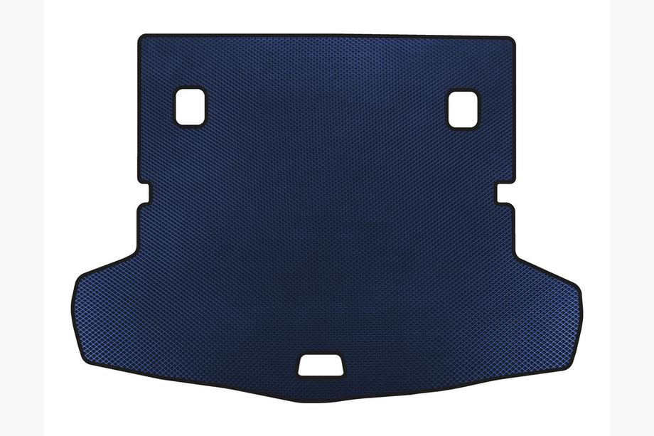 BMW 2 Series Active Tourer F45/F46 2014-2021 EVA Trunk Mat V-1 (For F46, 7-Seater, Blue) Image