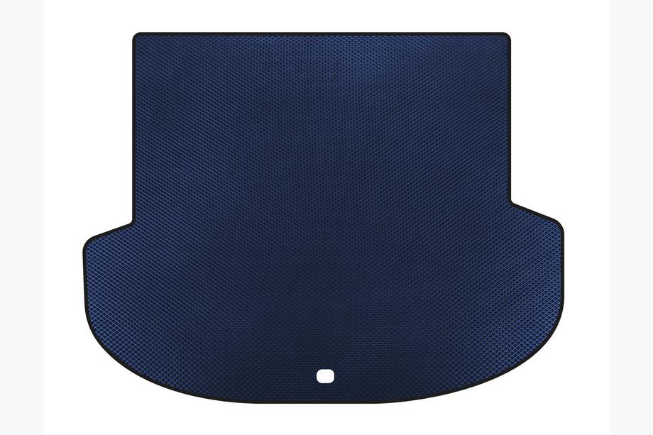 Hyundai Santa Fe 4 2018-2023 EVA Trunk Mat (2018-2020 Blue) Image
