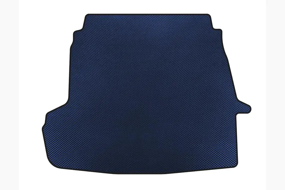Hyundai Sonata YF 2010-2014 EVA Trunk Mat V-2 (Blue) Image
