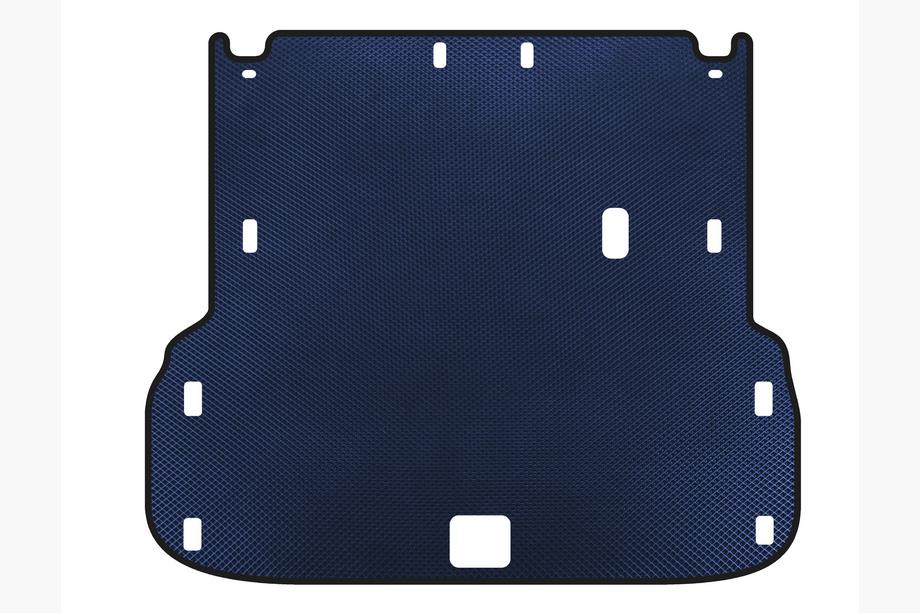 Infiniti QX60 2016-2021 EVA Trunk Mat (up to 2nd Row, Blue) Image