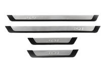 Peugeot 301 2012- Door Sill Protectors Flexill (4 pcs, Stainless Steel) photo 2