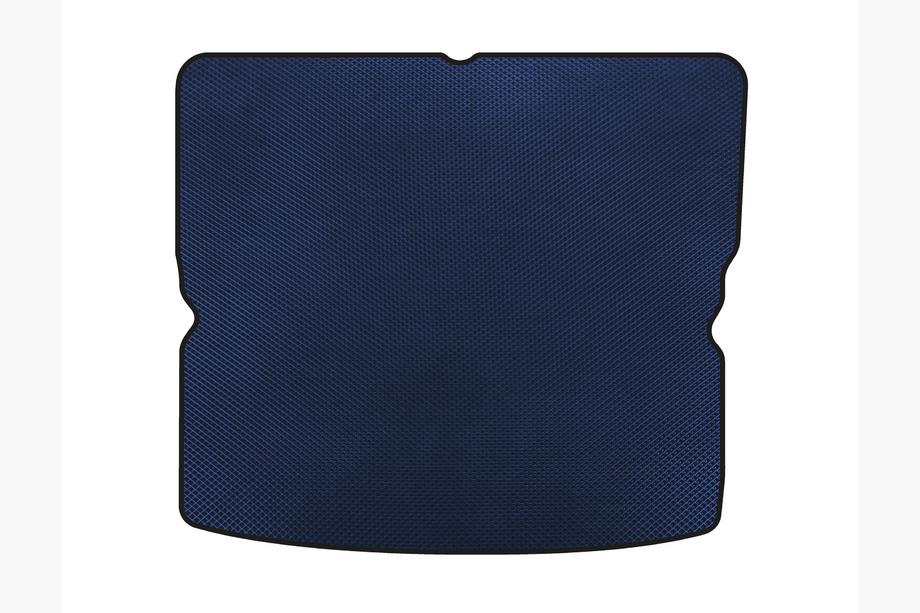 Opel Zafira B 2005–2011 EVA Trunk Mat with Coverage for 3rd Row, Blue Image