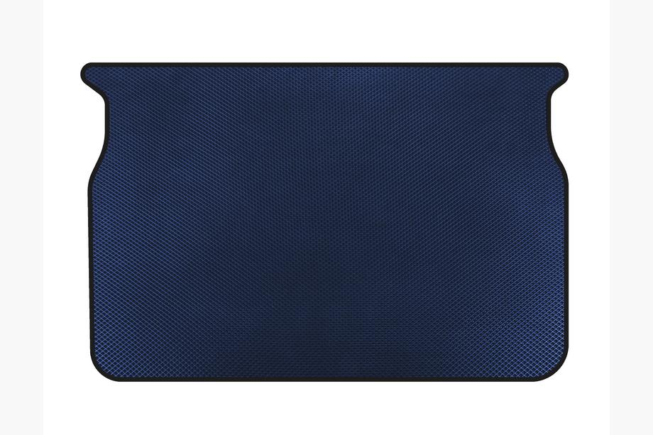 Peugeot 208 2012-2019 EVA Trunk Mat (HB, 5-Door, Blue) Photo 1