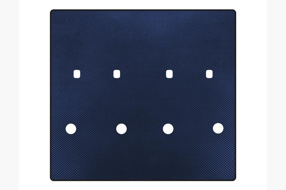 Peugeot Partner/Rifter 2019- EVA Trunk Mat (Long Wheelbase, Blue) Image