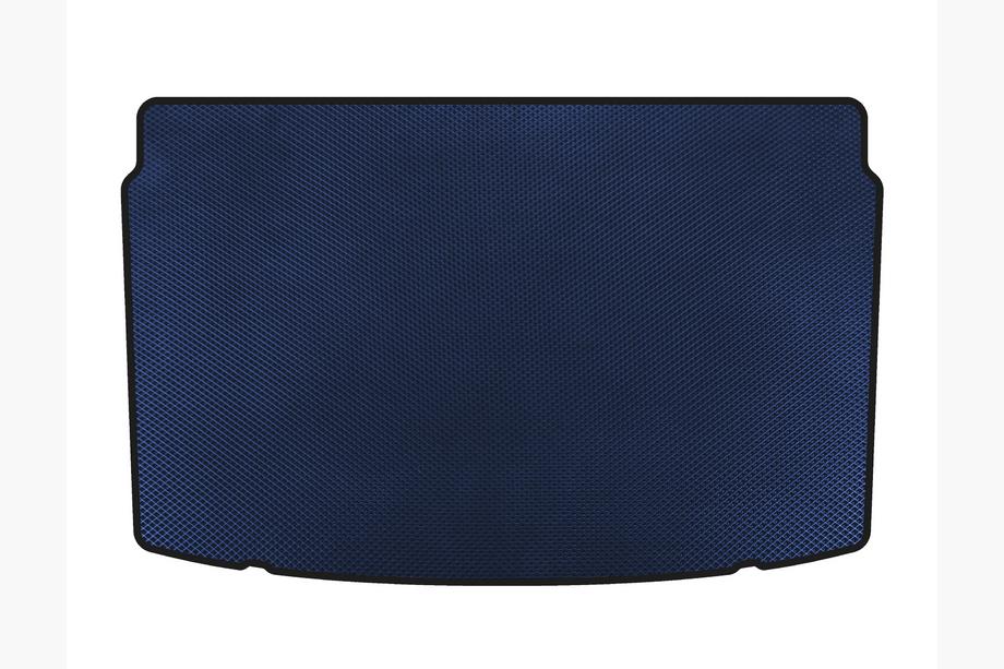 Volkswagen Polo 2017- EVA Trunk Mat (HB, Blue) Image