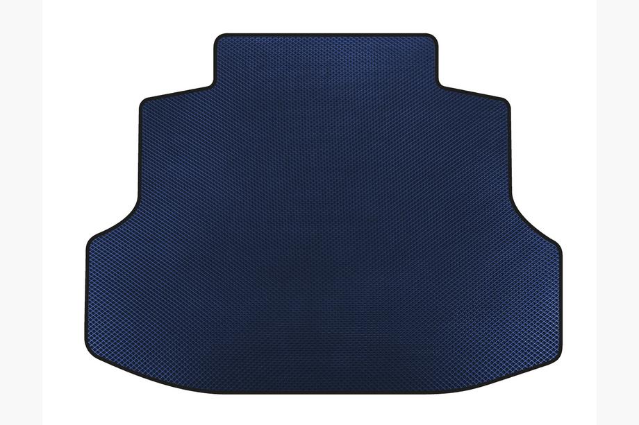 Honda Civic Sedan VII 2001-2006 Trunk Mat (SD, Blue) Image