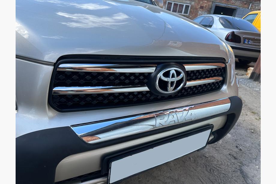Toyota Rav 4 2006-2013 Chrome Grille Covers 2006-2010 (4 pcs, Stainless Steel) Image