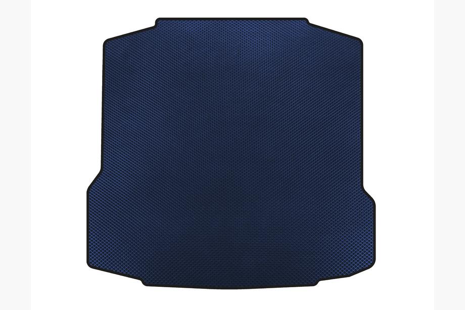 Skoda Rapid 2012-2019 Trunk Mat (Liftback, Blue) Image