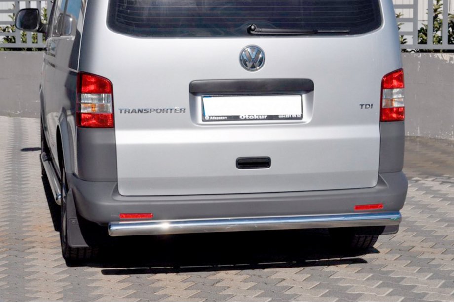 Volkswagen T5 Caravelle 2004-2010 Rear Bar AK002 (Stainless Steel) Image
