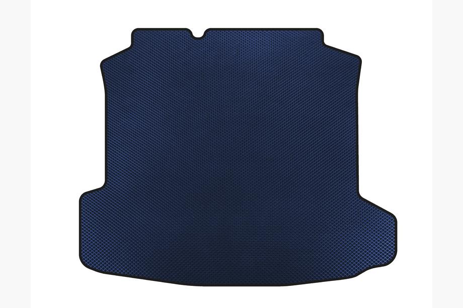 Volkswagen Polo 2010-2017 Trunk Mat (SD, Blue) Image